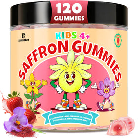 Bouteille de gummies au safran LanranBee 120 unités vue de face