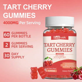 Bouteille de gummies Babivek avec étiquette visible