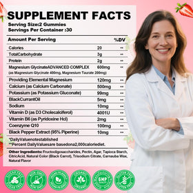 Bouteille de gummies Biokynt avec étiquette et contenu