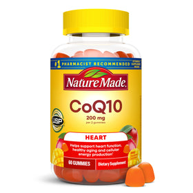 Bouteille de gummies CoQ10 Nature Made 200 mg, 60 pièces