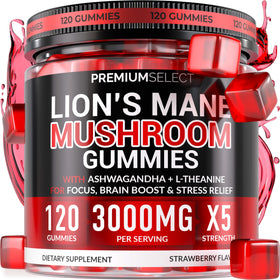 Bouteille de gummies Crinière de Lion 3000mg vue de face