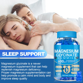 Bouteille de gummies de magnésium glycinate Cytona ouverte