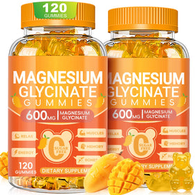 Bouteille de gummies de magnésium glycinate Cytona vue de face