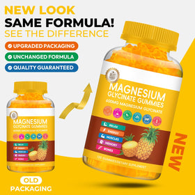 Bouteille de gummies de magnésium glycinate Xytora ouverte