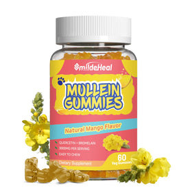 Bouteille de Gummies de Mullein SmildeHeal 3000MG avec 60 gummies