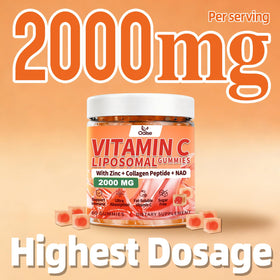 Bouteille de Gummies de Vitamine C OALSE avec 60 gummies