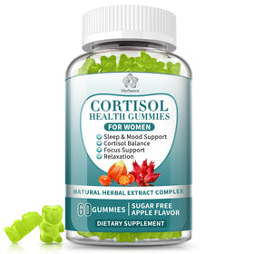 Bouteille de gummies Herbance 60 gummies goût pomme