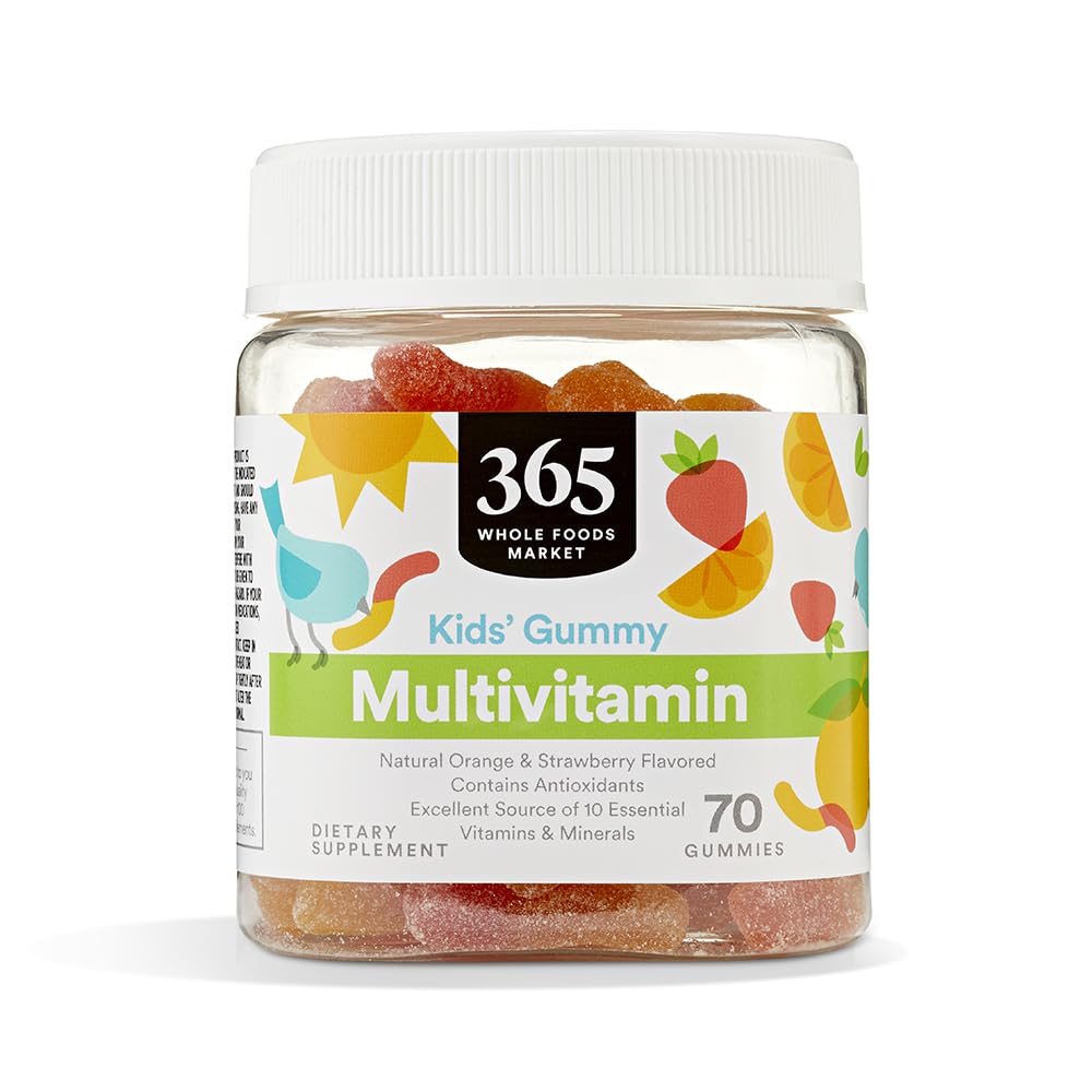 Bouteille de gummies multivitamines enfants 365 avec 70 comprimés