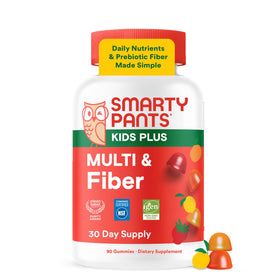 Bouteille de Gummies Multivitamines & Fibres SmartyPants vue de face