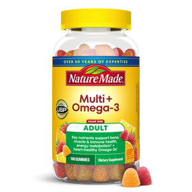 Bouteille de gummies multivitaminés Nature Made 140 Ct vue de face