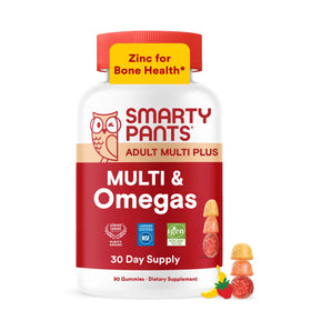 Bouteille de gummies multivitamines SmartyPants 90 pièces vue de face