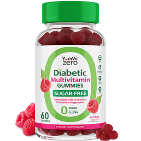 Bouteille de gummies multivitaminiques YUM-V'S 60 unités vue de face