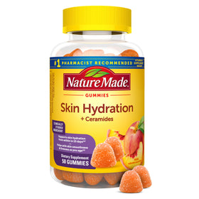 Bouteille de Gummies Nature Made Hydratation de la Peau 50 gélules vue de face