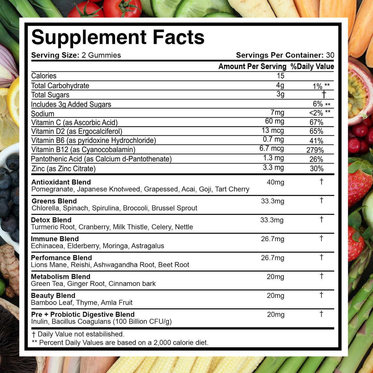 Bouteille de gummies NutraPath ouverte avec gummies visibles