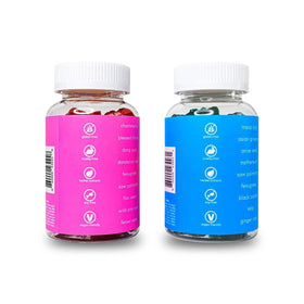 Bouteille de gummies Pink Curvy Body Bears
