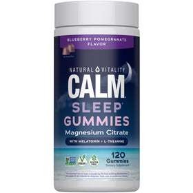 Bouteille de gummies SLEEP Natural Vitality avec 120 unités