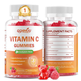 Bouteille de gummies Vitamine C GGMMUU 250mg, vue de face