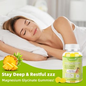 Bouteille de gummies YKEOI avec ingrédients visibles