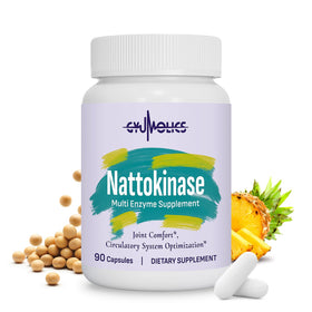 Bouteille de Gyumolics Nattokinase 10000 FU 90 capsules vue de face