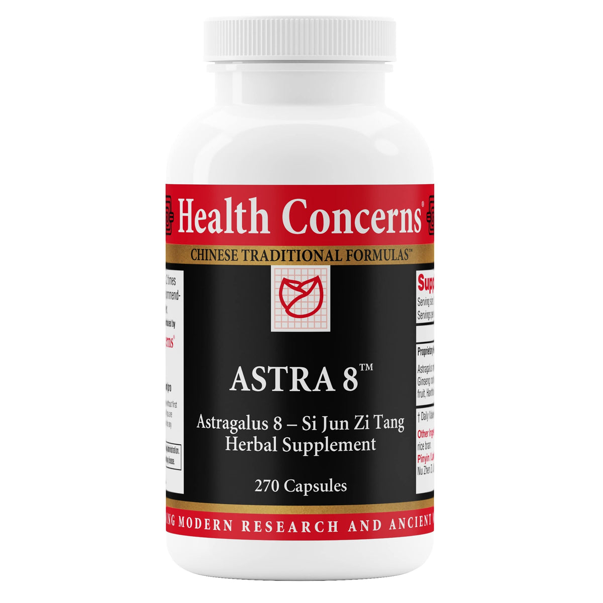 Bouteille de Health Concerns Astra 8 avec 270 capsules