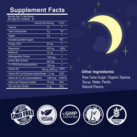Bouteille de HempTotally Melatonine 3mg avec étiquette