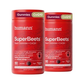Bouteille de HumanN SuperBeets Gummies 120 ct vue de face