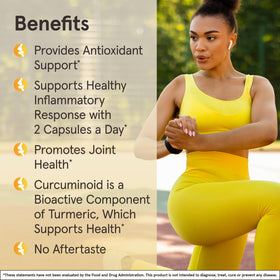 Bouteille de Jarrow Formulas Curcumin 95 sur une table en bois