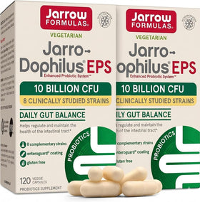 Bouteille de Jarrow Formulas Jarro-Dophilus 120 capsules végétales vue de face