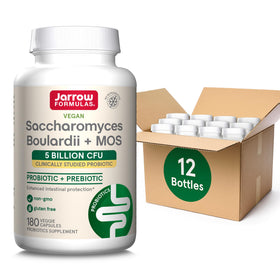 Bouteille de Jarrow Formulas Saccharomyces Boulardii 180 capsules végétales