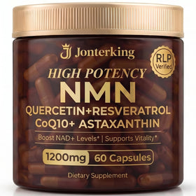 Bouteille de JonterKing NMN 1200mg avec 60 capsules végétales
