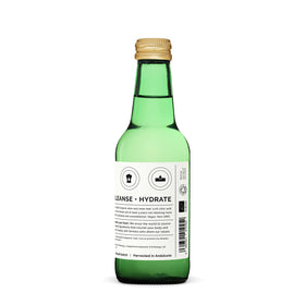 Bouteille de jus d'aloe vera Erbology vue de dos