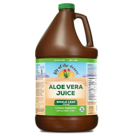 Bouteille de jus d'Aloe Vera Lily Of The Desert 128 Fl Oz vue de face