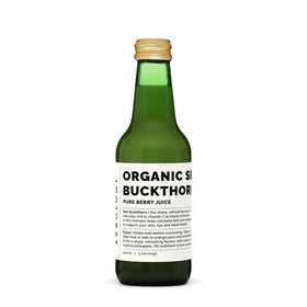 Bouteille de jus de baies de sorbier Erbology 250 ml vue de face
