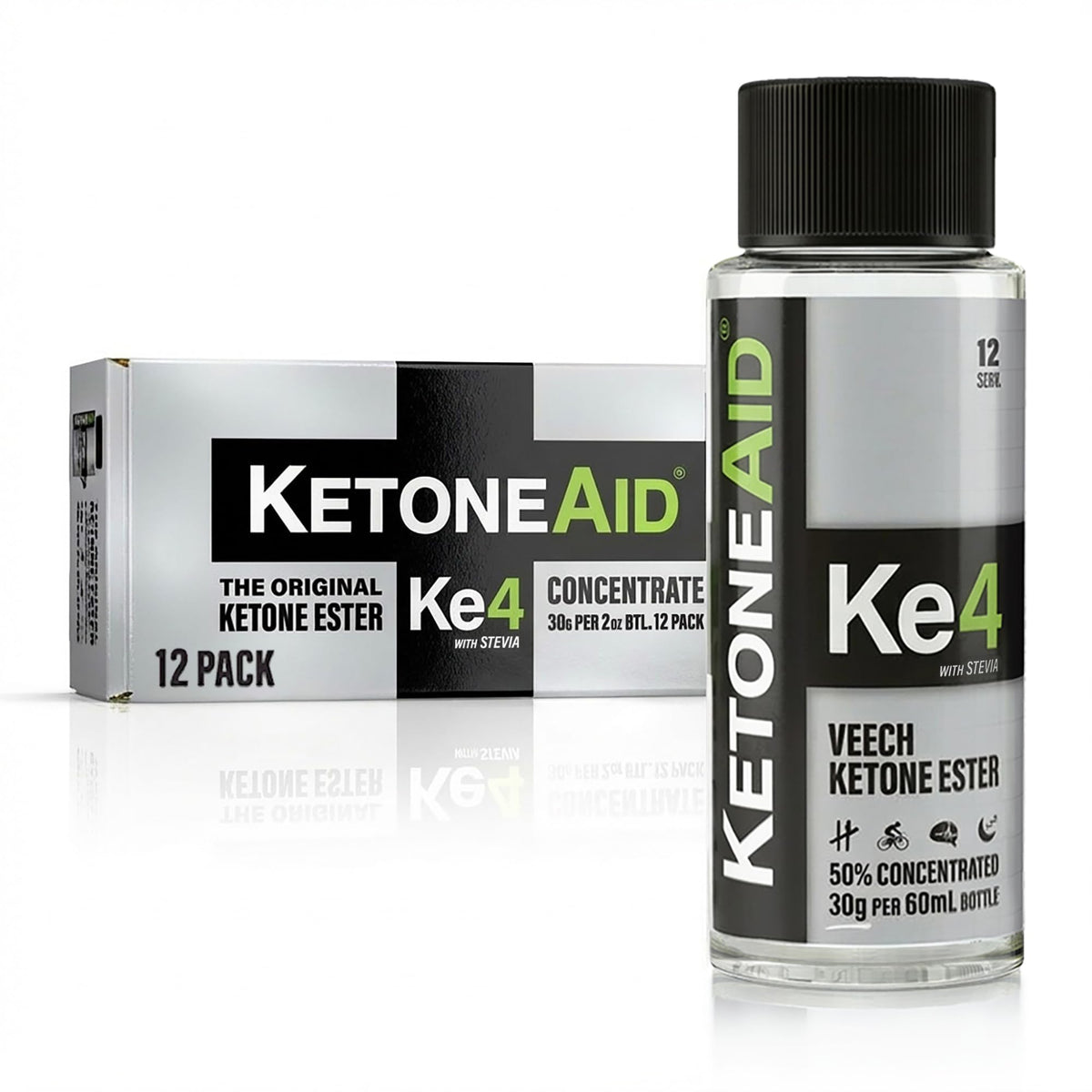 Bouteille de KetoneAid Ke4 concentré d'esters de cétones 12 portions