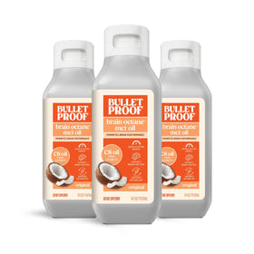 Bouteille de l'huile MCT C8 Octane Bulletproof vue de face