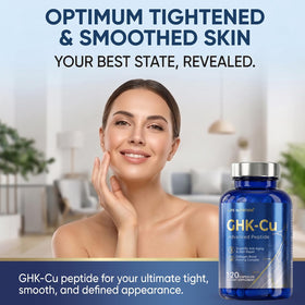 Bouteille de Life Nutrition GHK-Cu avec étiquette détaillée