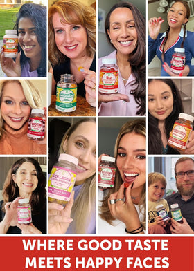 Bouteille de Lunakai Gummies B12 avec étiquette visible