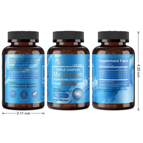 Bouteille de magnésium ASSR avec des capsules à côté