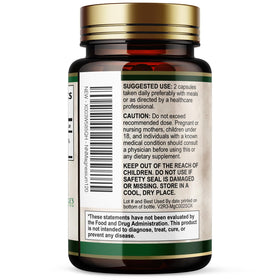 Bouteille de Magnésium Citrate Nature's Nutrition ouverte