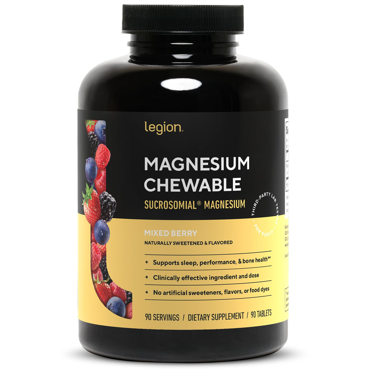 Bouteille de magnésium Sucrosomial LEGION vue de face