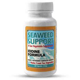 Bouteille de Maine Coast Sea Vegetables Complément Alimentaire Iode 60 Capsules vue de face