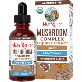 Bouteille de MARYRUTH'S Complexe de Champignons Biologiques 100g vue de face