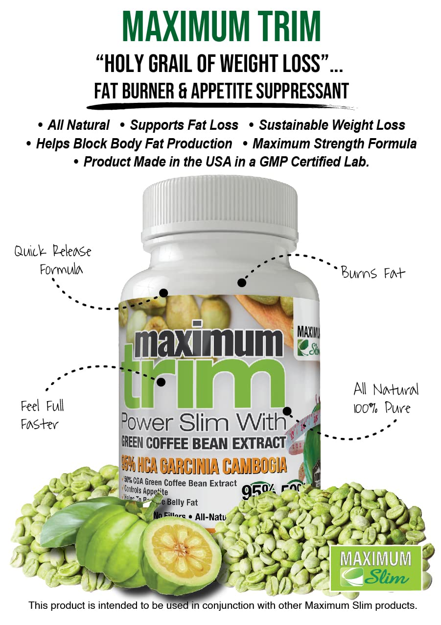 Bouteille de Maximum Slim Garcinia Cambogia vue de côté