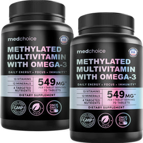 Bouteille de MEDCHOICE Complément Alimentaire Multivitamines 29-en-1 vue de face