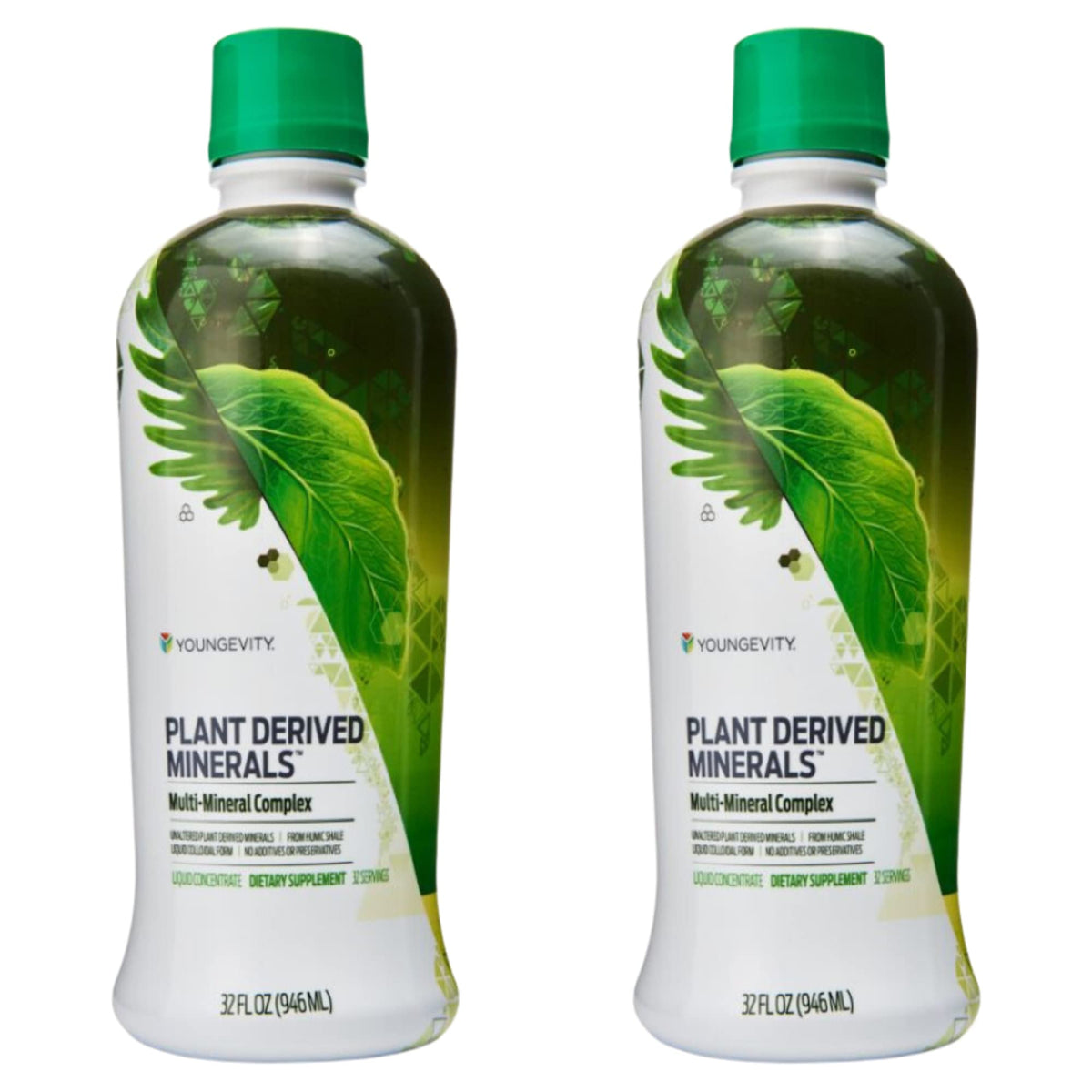 Bouteille de minéraux liquides Youngevity vue de face