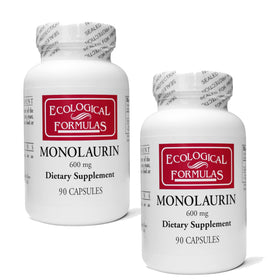 Bouteille de Monolaurin 600 mg Ecological Formulas vue de face