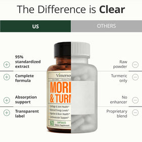Bouteille de Moringa 4:1 sur fond blanc