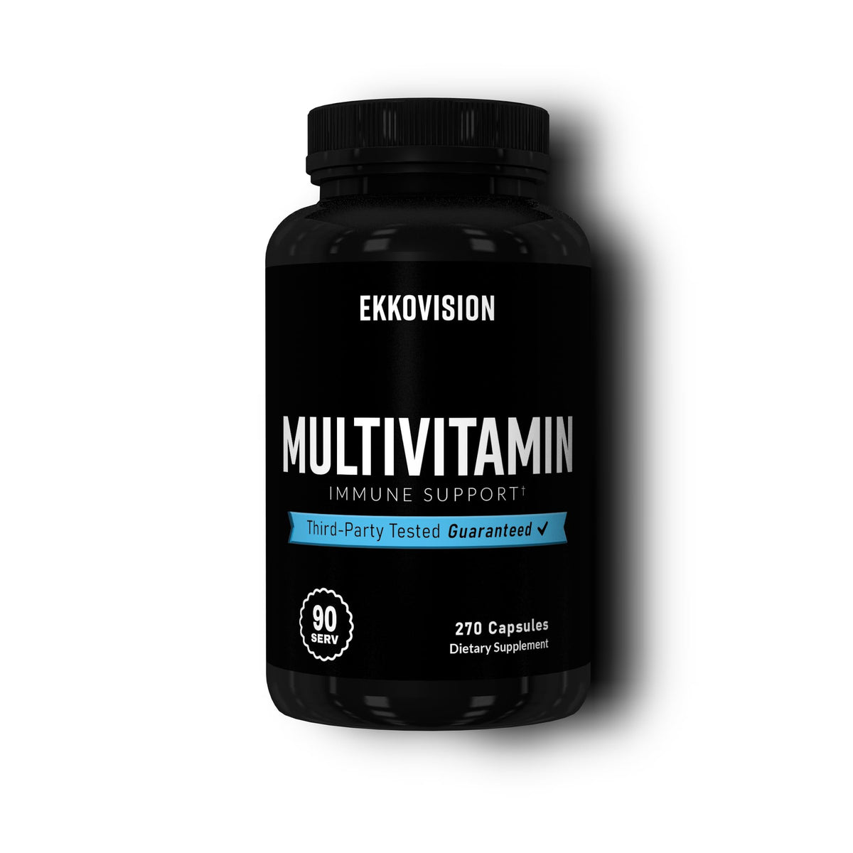 Bouteille de Multivitamine Ekkovision 270 gélules vue de face