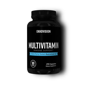Bouteille de Multivitamine Ekkovision 270 gélules vue de face