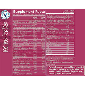 Bouteille de Multivitamine Femme The Vitamin Shoppe avec étiquette